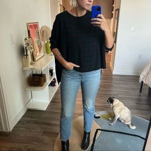 BDG urban outfitters plaid high low top size small